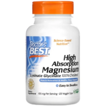 High Absorption Magnesium 105 mg Doctor"s Best 120