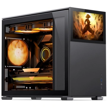 Korpuss Jonsbo D31 Screen Melna