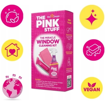 WINDOW CLEANING KIT THE PINK STUFF 850ML ( 5060033