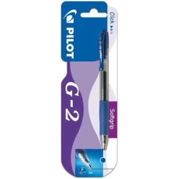 Pilot G2 gēla pildspalva, zila, 0,5 mm