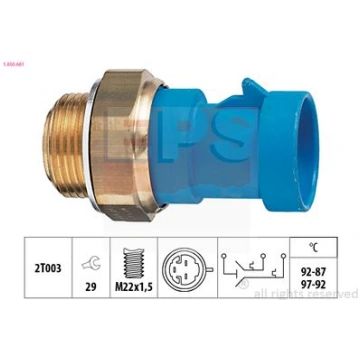 EPS 1850681 Termoslēdzis, Radiatora ventilators