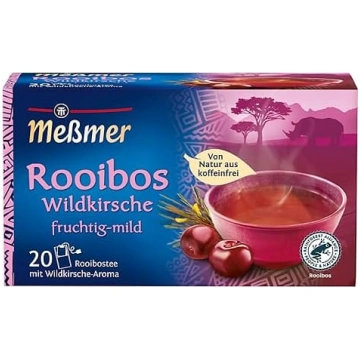 Meßmer Rooibos Wild Cherry Tea | Aromatizēta | 20 