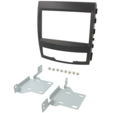 Radio frame; SsangYong; 2 DIN; black | RAM-40.985
