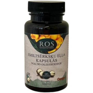 R.O.S. Smiltsērkšķu eļļa kapsulās N100