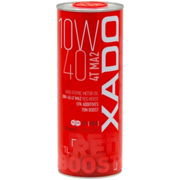 RED BOOST 10W-40 4T MA2 RED BOOST XADO OIL 1L