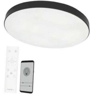 CEILING LAMP BOSTON2X48W D60RC LED BLACK ( 4772007