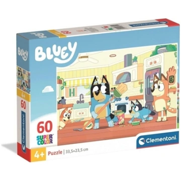 Clementoni CLE puzzle 60 SuperKolor Blue 26311 800