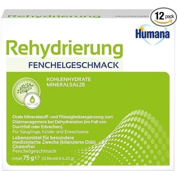 Humana Rehydration Fennel (12 maisiņi) - Elektrolī