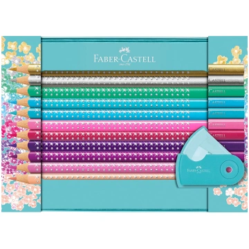 Faber-Castell Sparkle colored pencils gift set met