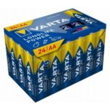 Varta Longlife Power AA 24pcs Baterijas BAVA 4906 