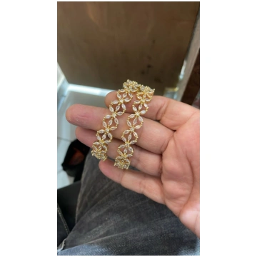 Flower Pattern AD Bangle ADG12