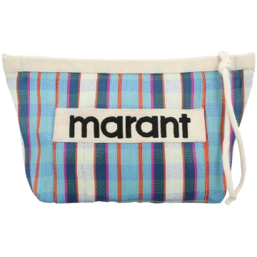 Isabel Marant - Powden Striped Pouch - izmērs ONE 