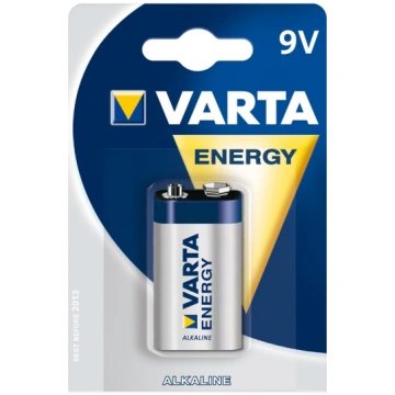 VARTA alkaline batteries Hi-voltage 9V (typ 6LR61)