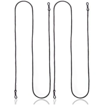 Briļļu aukliņa, 2 gab., melna - eyeglass cord, gla