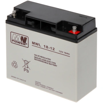AKUMULATORS 12V/18AH-MWL MW POWER