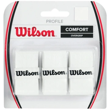 Tenisa raketes Wilson Profile Overgrip 3gab White