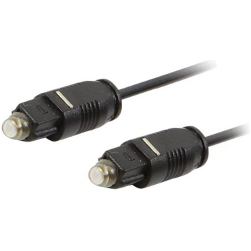Cable; Toslink plug,both sides; 1m; Øcore: 2.4mm |