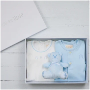 Emile et Rose Babygrow, Body Vest & Toy