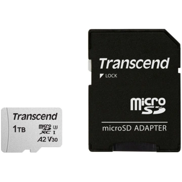 Transcend microSDXC 300S-A 1TB Class 10 UHS-I U3 V