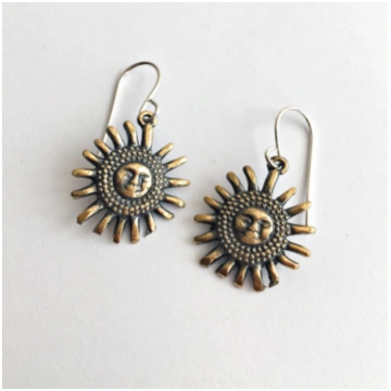 Bronze earrings