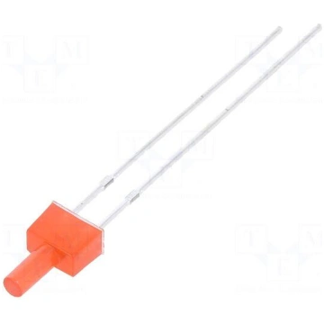 LED | red | 2mm | 150÷220mcd | 90° | Front: flat |