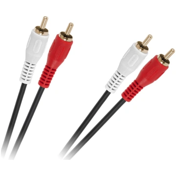 Kabelis Rca (cinch) X2 - Rca (cinch) X2 1.5m Melns
