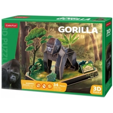 Cubic Fun CUBIC FUN PUZZLE 3D ZWIERZTA GORYL. 306-
