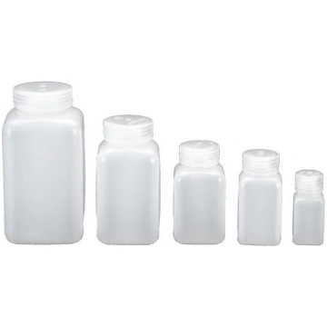 Plata kakla kvadrātveida pudele, 175 ml, polietilē