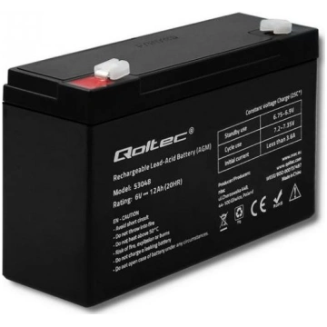 Qoltec Akumulators 6v/12ah (53048)