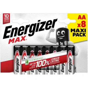 Sārmu baterija LR6 (AA) 1,5V E91 2900mAh MAX Energ