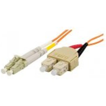Deltaco Fiber optic patchcord MM LC-SC UPC Duplex 