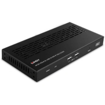 Lindy 4K30 HDMI USB over IP Decoder Multicast Vide