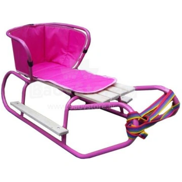 Sledge Mattress Pink Matracis bērnu ragaviņām Wood