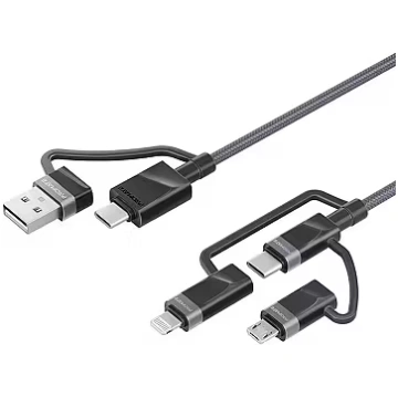 Promate PentaPower Universal Cable 6-in-1 USB-C(A)