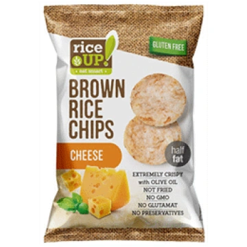 Čipsi RICE UP brūno rīsu ar sieru 60g