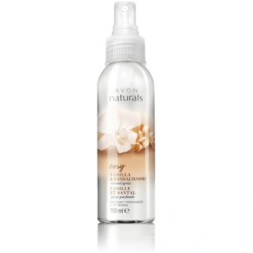 Ķermeņa un gultas veļas sprejs Avon Vanilla&Sandal