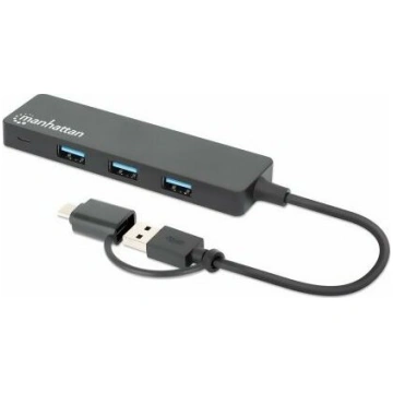 HUB USB Manhattan MANHATTAN 4-Port USB 3.0 Typ-C /