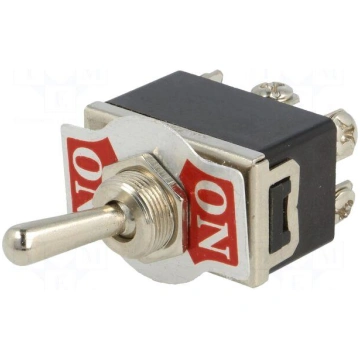 Switch: toggle | Pos: 2 | DPDT | ON-ON | 10A/250VA