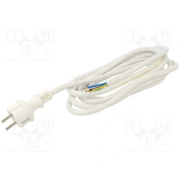 Cable; 3x2.5mm2; CEE 7/7 (E/F) plug,cables; PVC; 3