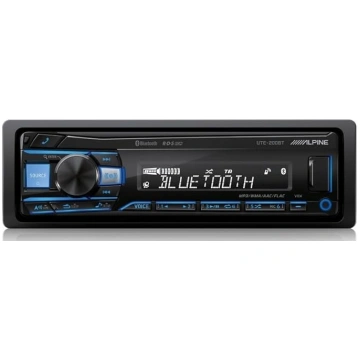 Alpine Electronics UTE-200BT Bluetooth 1DIN melns 