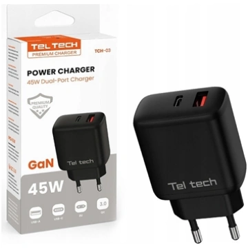 adowarka Teltech Teltech adowarka sieciowa GaN USB