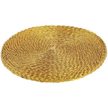 Goldene Fransenborte aus Polyester Garn Dekorative