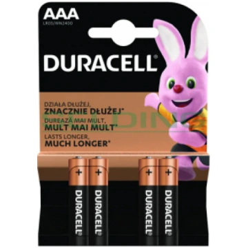 Baterija DURACELL LR03/AAA, 4gab. 077164 077164