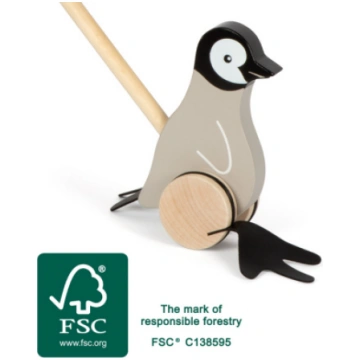 Stumjamā rotaļlieta "Pingvīns", Push-Along Penguin
