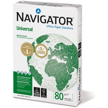 Papīrs NAVIGATOR UNIVERSAL A4 80g/m2, 500 loksnes/