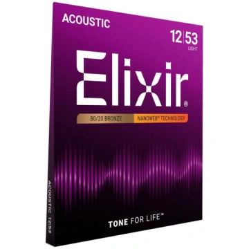 11052 Acoustic Nanoweb Light 12-53 Elixir - mūzika