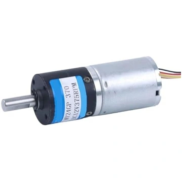 12 V, 24 CC, 2430 planētu reduktora motors, apgrie