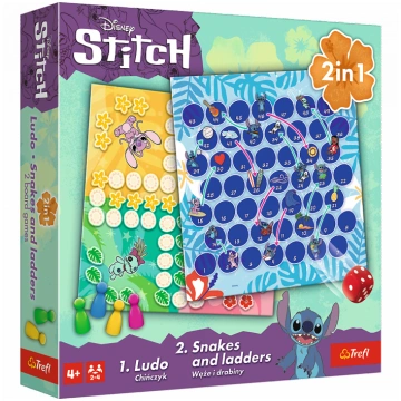TREFL DISNEY STITCH Galda spēle 2 in 1, Stičs un L