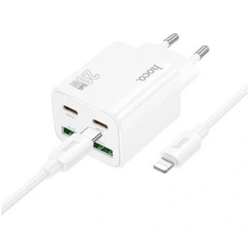 HOCO N55 tīkla lādētājs | 20W | PD, QC, PPS | USB-