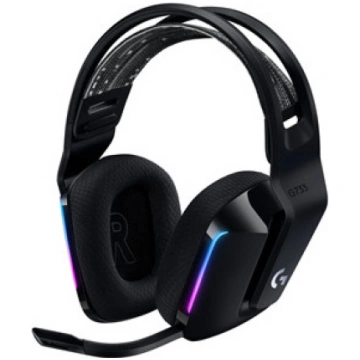 Bezvadu austiņas Logitech G733, videospēlēm, RGB, 